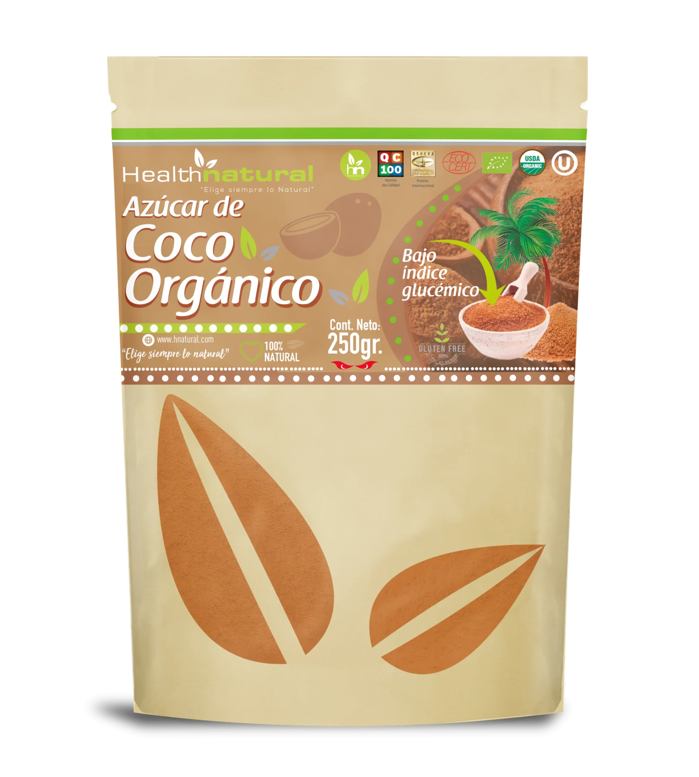 Azúcar de Coco Orgánico, 250 g
